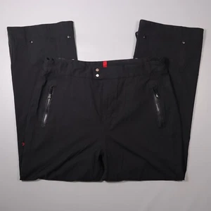RLX Ralph Lauren Rain Pants Black Golf Snap Waterproof Shell Mens XL x 30" - Picture 1 of 13