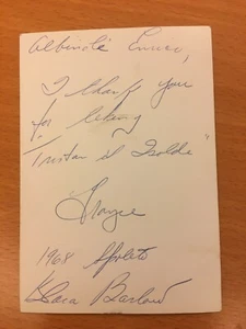 Fotografia autografa di Klara Barlow - Picture 1 of 2