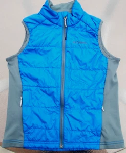 COLUMBIA VEST, Blue Gray Key Seeker, Lightweight, Boys Medium - Picture 1 of 13
