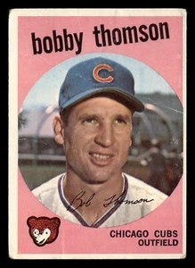 1959 Topps BOBBY THOMSON #429 GD Chicago Cubs - Bild 1 von 2