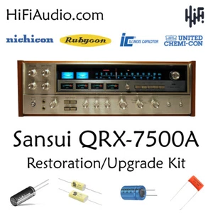 Sansui QRX-7500A rebuild restoration recap service kit repair filter capacitor - Picture 1 of 6