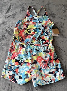 The North Face Amphibious Class V Floral Flashdry Romper Girls XL 18/20 NEW NWT - Picture 1 of 11