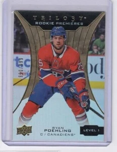 Ryan Poehling 19-20 UD Trilogy Rookie Premieres /999 Level 1 #62 Canadiens - Picture 1 of 1