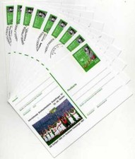 17096) Germany 1997 Sepp Nerberger - 9 Different Postal Card
