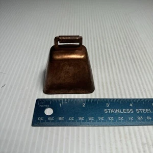 Small Metal Cow Bell - Bronze - Picture 1 of 3
