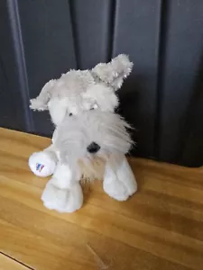 8" Ganz Webkinz Schnauzer Stuffed Plush Soft Puppy Dog Animal - Picture 1 of 6