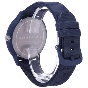 ARMANI EXCHANGE, AX2734, vestido de hombre, solar, correa, tono azul, esfera azul, 50 m WR - Imagen 1 de 2