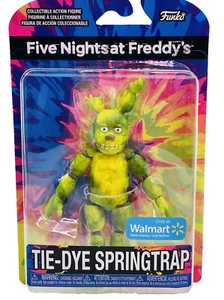 NIP Five Nights At Freddy's Tie Dye Springtrap Figure 6" Yellow Green Funko 2022 - Picture 1 of 4