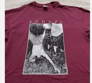 Fugazi band 90s Maroon Graphic T shirt Men Women vtg S-5XL - Picture 1 of 6