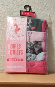 Baby Phat Girl’s Briefs 5 Pack Cotton Medium 8-10 NEW - Picture 1 of 2
