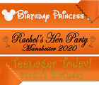 Personalised 80cm Banner Orange - Birthday Party Hen Do Bride Baby Shower