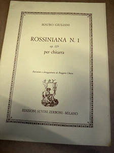 Mauro Giuliani Rossiniana No. 1 Op. 119 Sheet Music - Picture 1 of 2