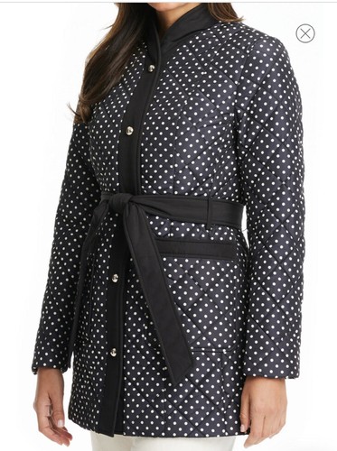 Cappotto Cintura Isolato Kate Spade A Polka Dot XL NUOVO