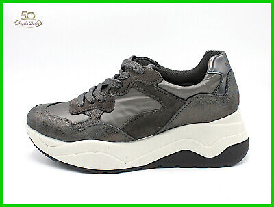Igi & Co Scarpe Da Donna Sneakers Con Zeppa Platform Sportive E In Pelle Plateau • 78.27€