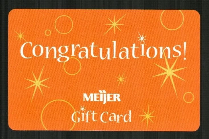 MEIJER Congratulations, Stars ( 2003 ) Gift Card ( $0 ) RARE - Image 1 of 1