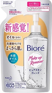 KAO Biore Pure Skin Cleanse Refill 210ml Makeup Remover - Picture 1 of 6