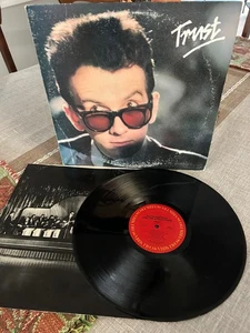 ELVIS COSTELLO & THE ATTRACTIONS Trust 1981 Columbia LP JC 37051 EXC- w/sleeve - Picture 1 of 1