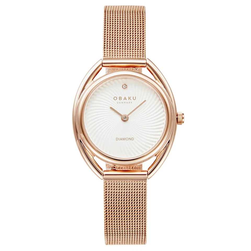 Obaku Women's Juvel White Dial Watch - V286LXVIMV - Image 1 of 1