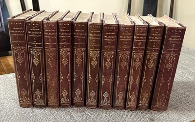 1921, Les Origines de la France Contemporaine, Complete Set, Vols. 1-11, French Foto 1 de 4