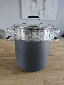 Calphalon Select New 8qt Hard Anodized Nonstick Pan Pot Steamer Pasta Cooker - Picture 1 of 9