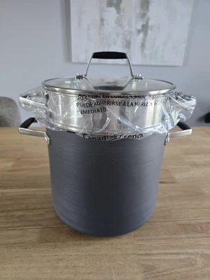 Calphalon Select New 8qt Hard Anodized Nonstick Pan Pot Steamer Pasta Cooker - Image 1 of 4