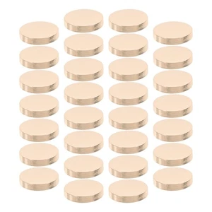 Botones planos de aleación de metal dorado para coser ropa 30 piezas - Imagen 1 de 12