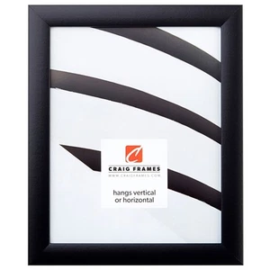 1WB3BK 11 by 17-Inch Picture Frame, Smooth Wrap Finish, 1-Inch Wide, Black - Picture 1 of 8