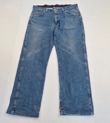 Jeans WRANGLER W36 L30 azul denim recto estilo casual para hombre - Imagen 1 de 4