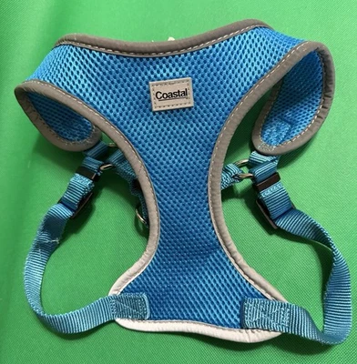 Arnés ajustable reflectante suave Coastal Pet Comfort para perros sin tirar verde azulado medio Foto 1 de 4