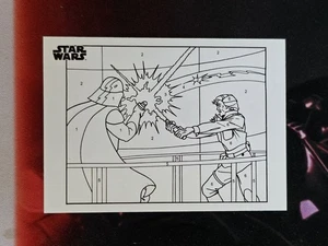 2025 Topps Chrome Star Wars Darth Vader vs Luke Skywalker By The Number #CP-19 - Picture 1 of 2