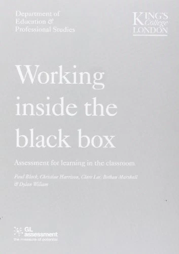Working Inside the Black Box: Assessment for Learning in the Cla - Image 1 of 1