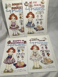 Trudy Craig Paper Doll Greeting Cards / Lot Of 4 - Picture 1 of 3
