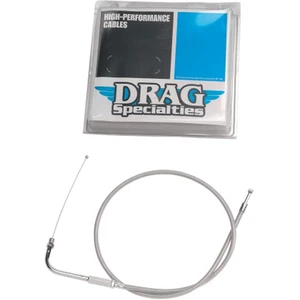 Drag Specialties 36.75" Braided Stainless Throttle Cable Harley (EFI) - VRSCX 07 - Bild 1 von 1