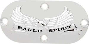 Drag Specialties DS-325291 Chrome Oval Inspection Cover Eagle Spirit for Softail - Picture 1 of 1