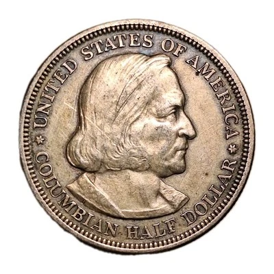 1892 Columbian Exposition Silver Half Dollar ~XF Nice Coin Better Date! - Image 1 of 4