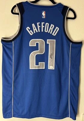 Daniel Gafford Signed Dallas Mavericks Jersey Autographed JSA COA - Image 1 of 4