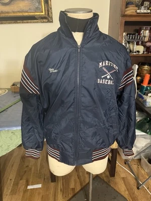 Jaqueta de beisebol marítima vintage Parkavenue adulto GG anos 80-90 EUA - Imagem 1 de 4