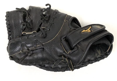 Guante de béisbol Mizuno Power Lock GXF102 cuero negro mano izquierda primera base 12,5 Foto 1 de 4