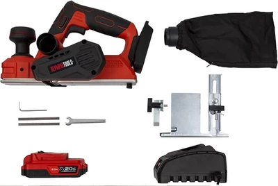 OLYMPIA WOOD PLANER CORDLESS 20V 82MM ELECTRIC FILE SANDER BATTERY & CHARGER - Image 1 of 4