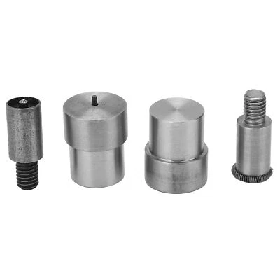 4PCs Snap Buttons Dies Mold Set Stainless Steel Snap Button Die Hand Snap - Image 1 of 4