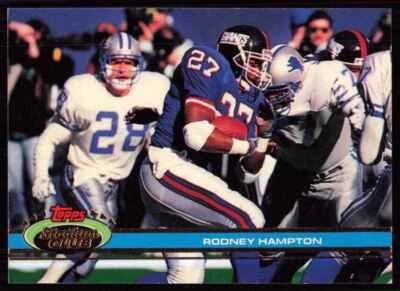 1991 Stadium Club Rodney Hampton New York Giants #58 - Image 1 of 2