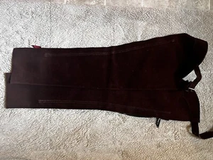 Perri’s Child Size 10 Brown Leather Chaps - Picture 1 of 2