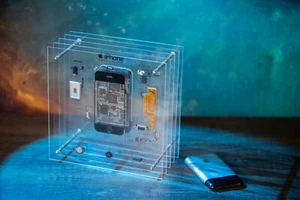 Original iPhone 2007 Teardown Art, First-Generation iPhone Display - Picture 1 of 10