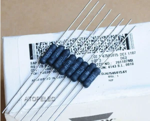 2/10pcs VISHAY DALE 3W Wirewound Metal Resistors for Hi-Fi Audio 0.5R-10K - Picture 1 of 3