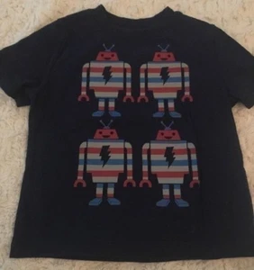 Circo Jungen dunkelblau rot grau Roboter Kurzarm Hemd 18 Monate - Bild 1 von 5