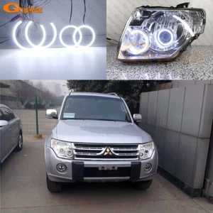 For Mitsubishi PAJERO IV MONTERO Ultra bright COB Led Angel Eyes Kit Halo Rings - Picture 1 of 13
