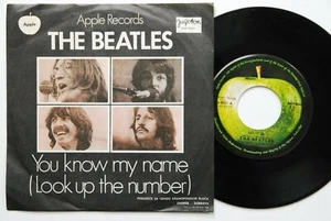 THE BEATLES LET IT BE YOU KNOW MY NAME 1970 RARE EXYUGO 7“PS N/MINT - Picture 1 of 3