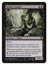 MTG Nether Traitor Time Spiral NM Rare Black Spirit Haste Shadow Commander EDH