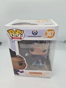 Funko Pop! Games Vinyl FIGURE blizzard Overwatch Figure Sombra #307 VAULTED VGC - Picture 1 of 9
