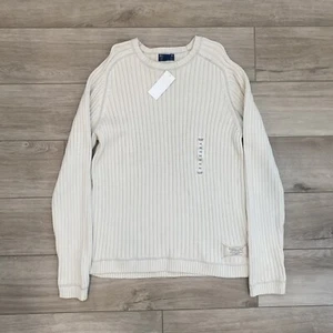 Polo Jeans Co Ralph Lauren Ribbed Knit Crewneck Sweatshirt Men's Size XL (Read) - Picture 1 of 6